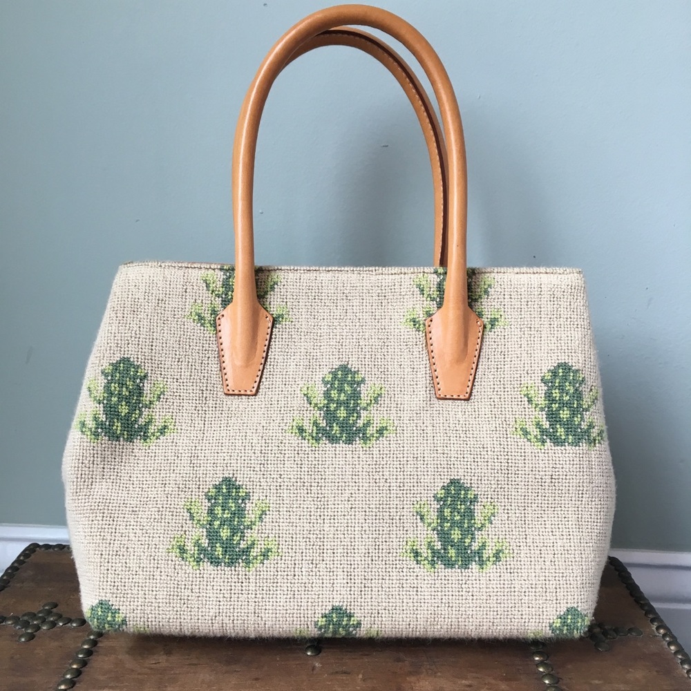 Stubbs & Wootton Stitched Frog Purse Handbag 🐸